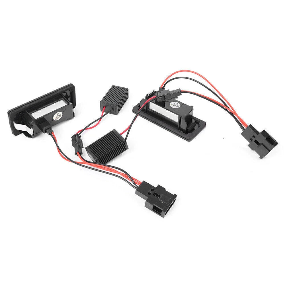 LED License Plate Lights for Audi Q5 S5 A4 A5 TT Passat R36 (2008-2017)