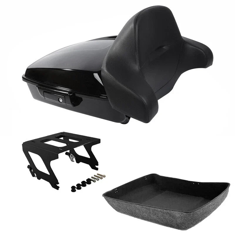 Chopped Trunk Backrest Solo Mounting Rack for Harley Low Rider (2018 - 2025)