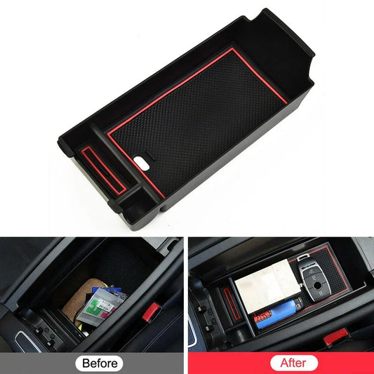 ABS Plastic Center Armrest Storage Box Tray for A-Class B-Class AU