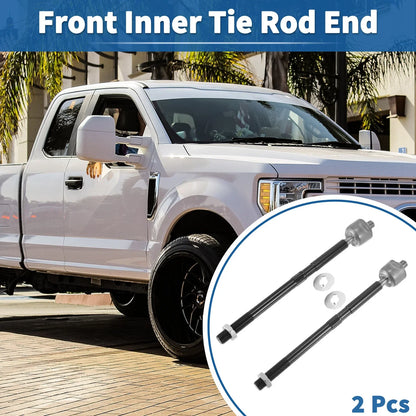 2 x Front Inner Tie Rod End Links for Dodge Ram 1500 (2011-2012)