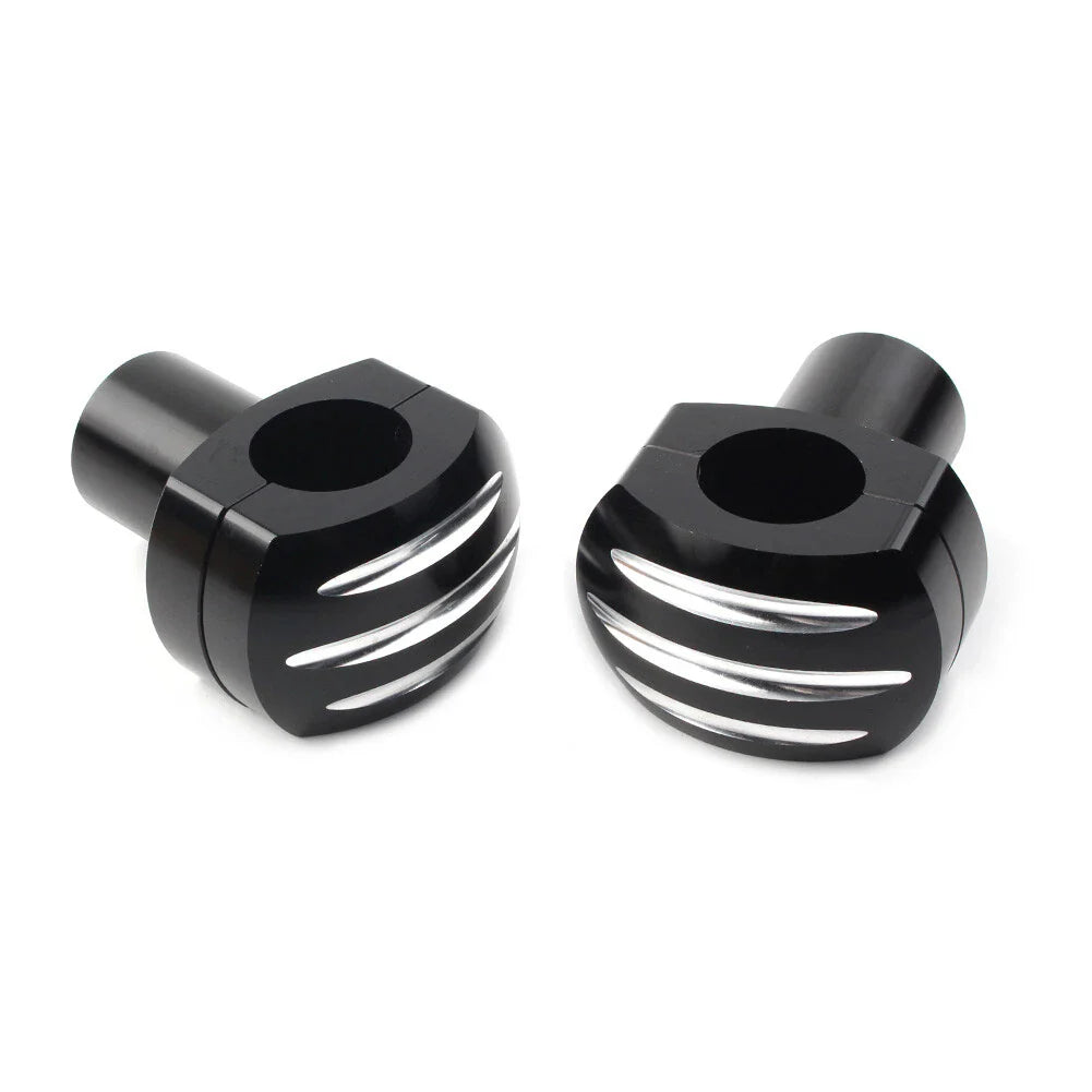 25mm Handlebar Adapter Risers Clamp Mounts for Harley Fatboy