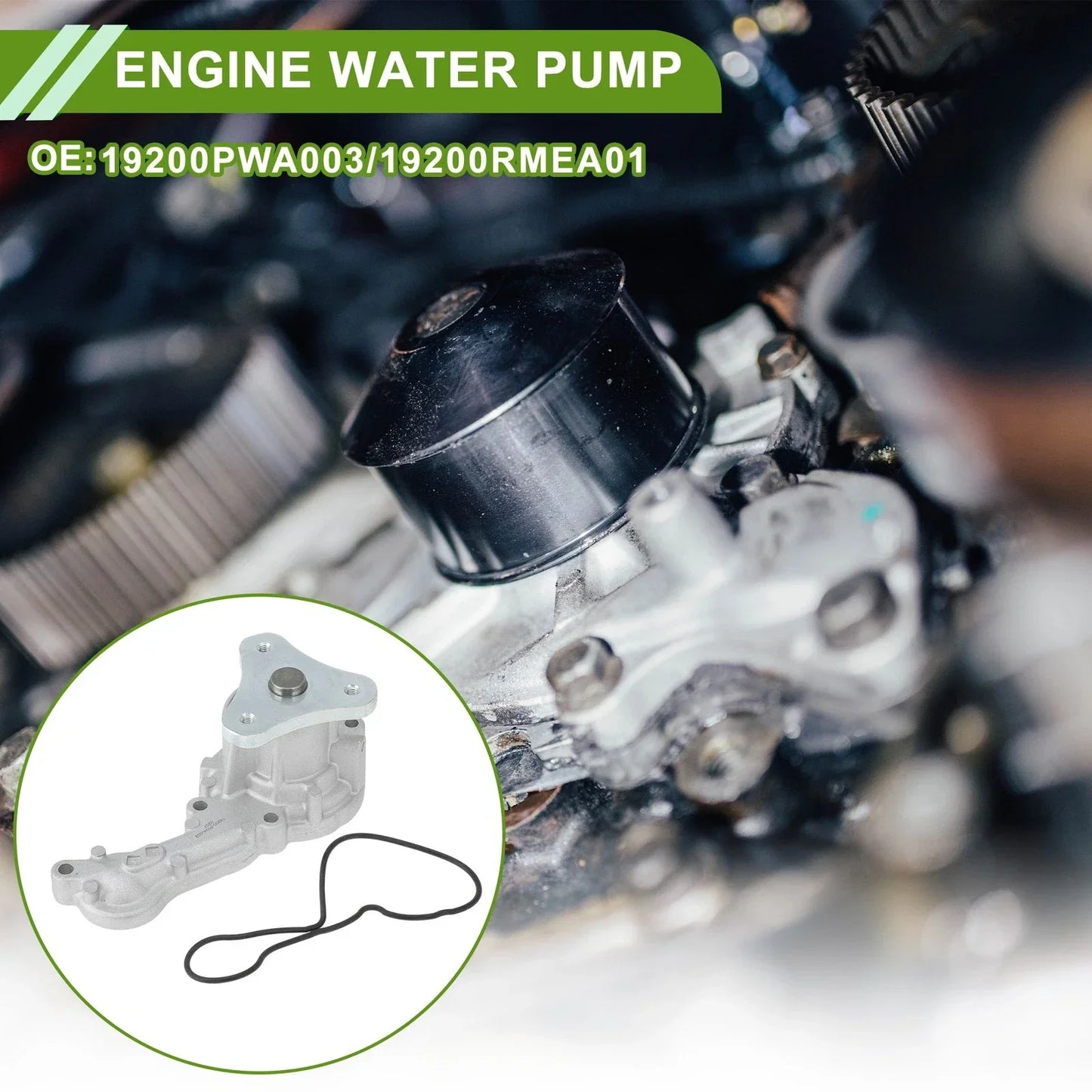 Engine Water Pump for Honda Fit (2007-2008) - Cooling System Replacement