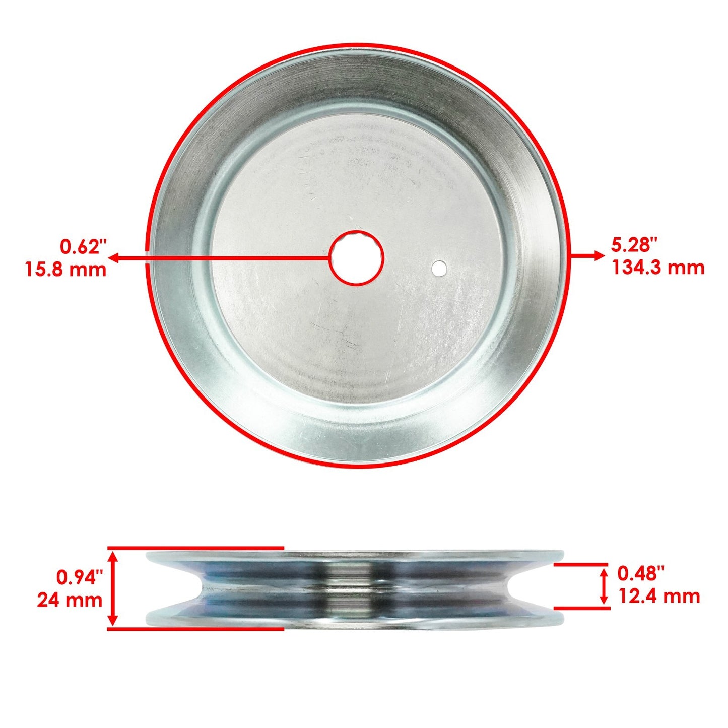 Deck Spindle Pulley Replacement for Murray 40 Inch Deck (1995–2010)