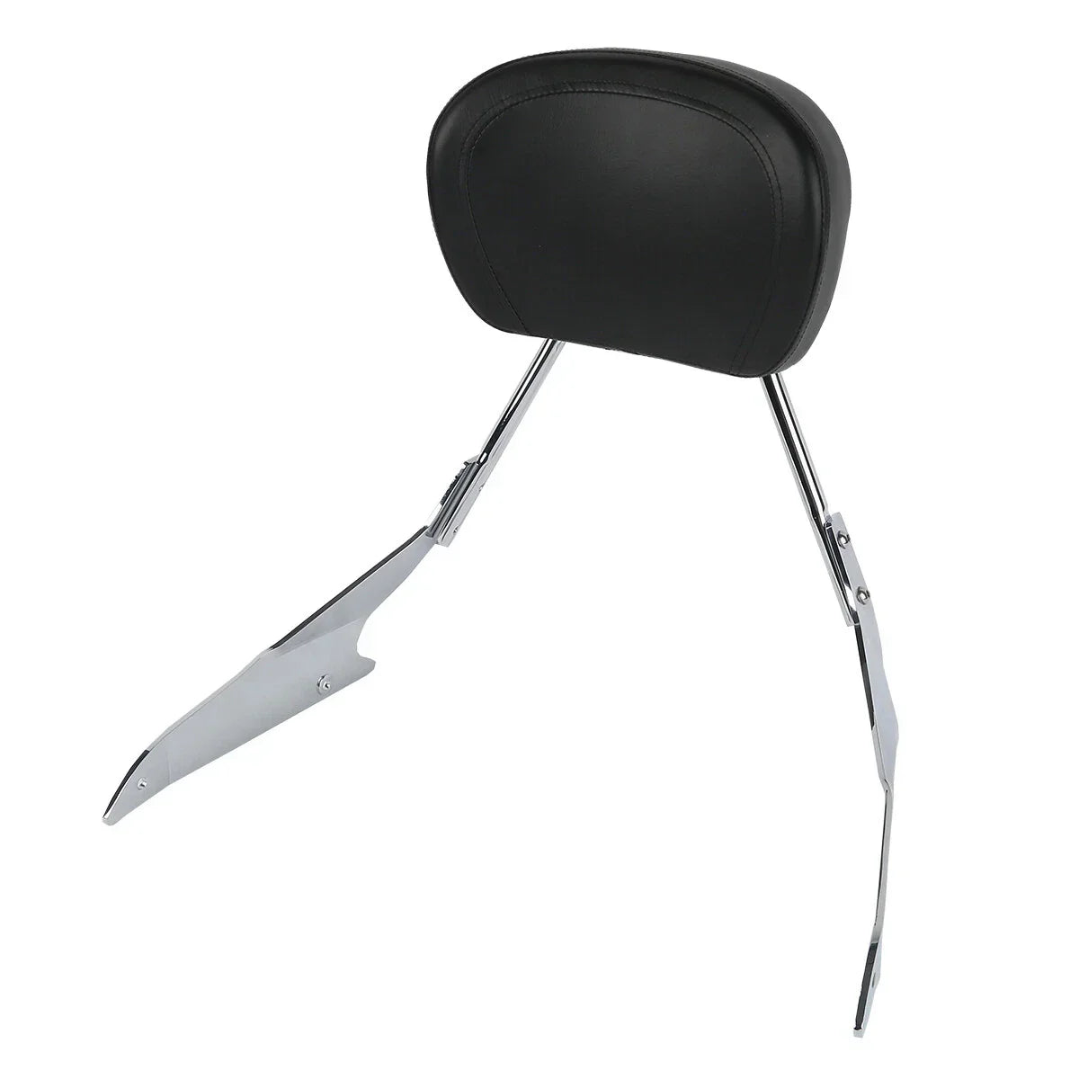 Black/Chrome Sissy Bar Backrest Pad for Suzuki Boulevard M109RZ (2006 - 2023)