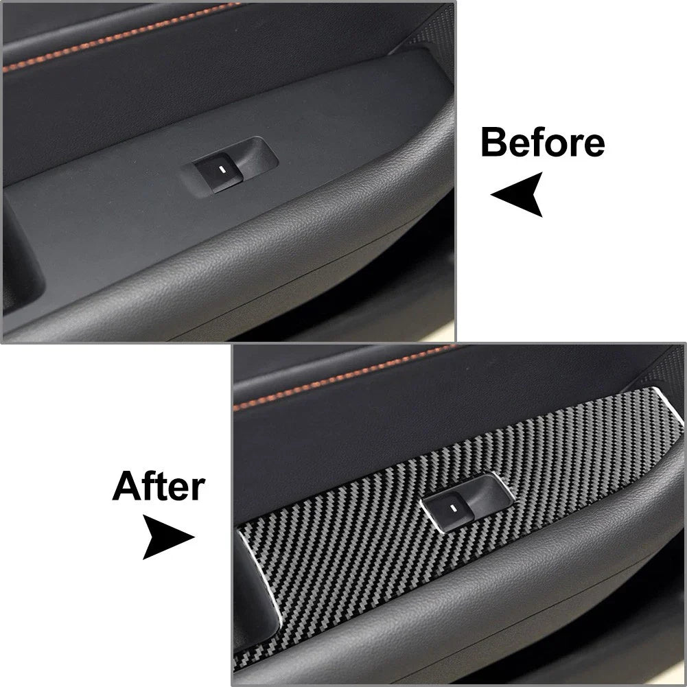 Window Lift Switch Panel Cover Trim for Hyundai Sonata 2015-2019