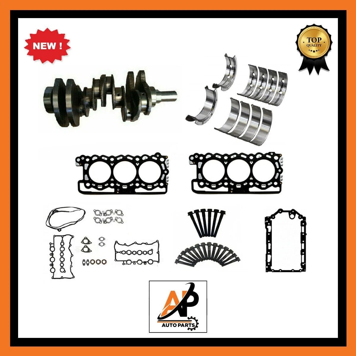 Crankshaft Rebuild Kit Replacement for Jaguar F Pace XF XJ 3.0 Diesel (2016–2020)