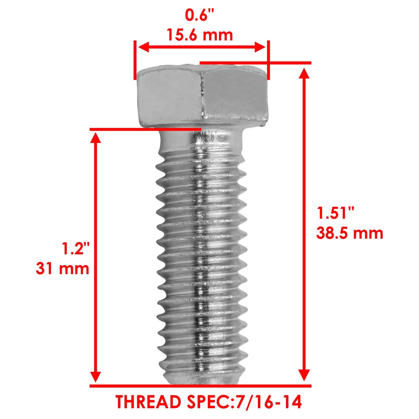 Deck Blade with Bolt Replacement for Simplicity Snapper 52in (2005–2016)