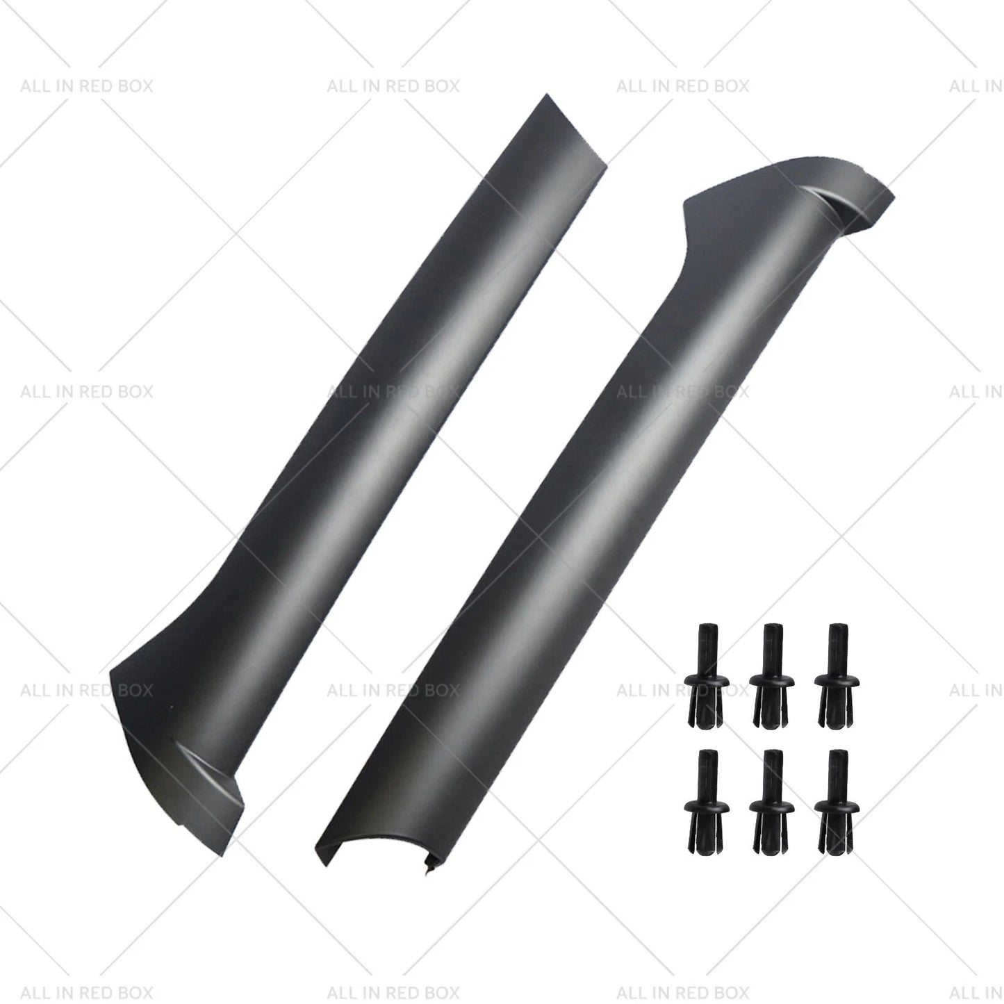Windscreen Pillar Moldings + Rivets for Land Rover Discovery 2 (1999-2004)