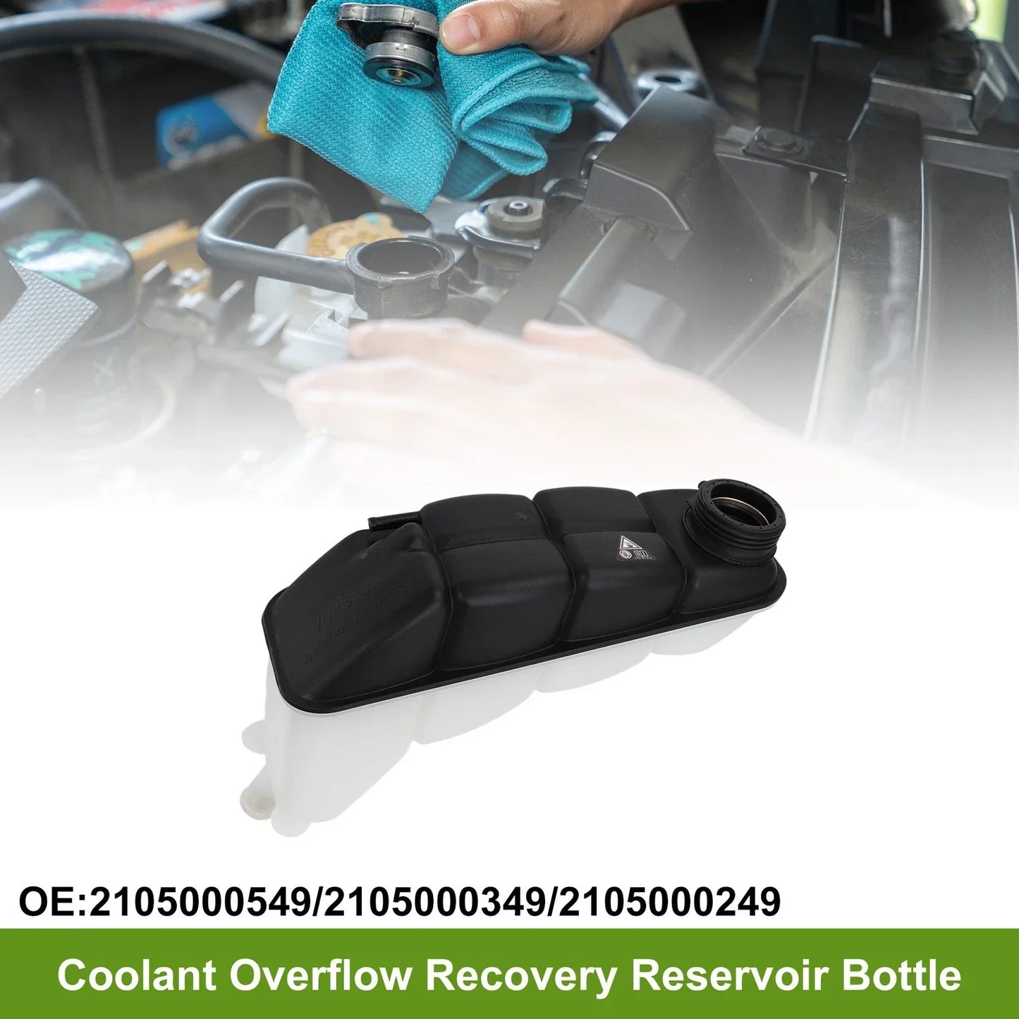 Coolant Expansion Overflow Tank for Mercedes-Benz E55 AMG, E430 (2000-2006)