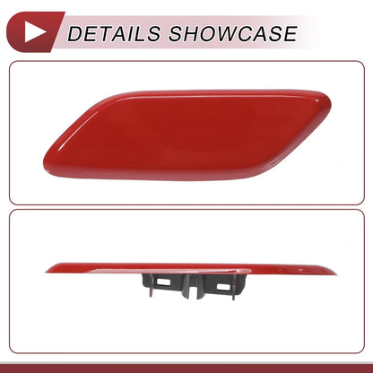 Front Left Washer Nozzle Cover for Honda CR-V MK3 Facelift (2009-2011) Red