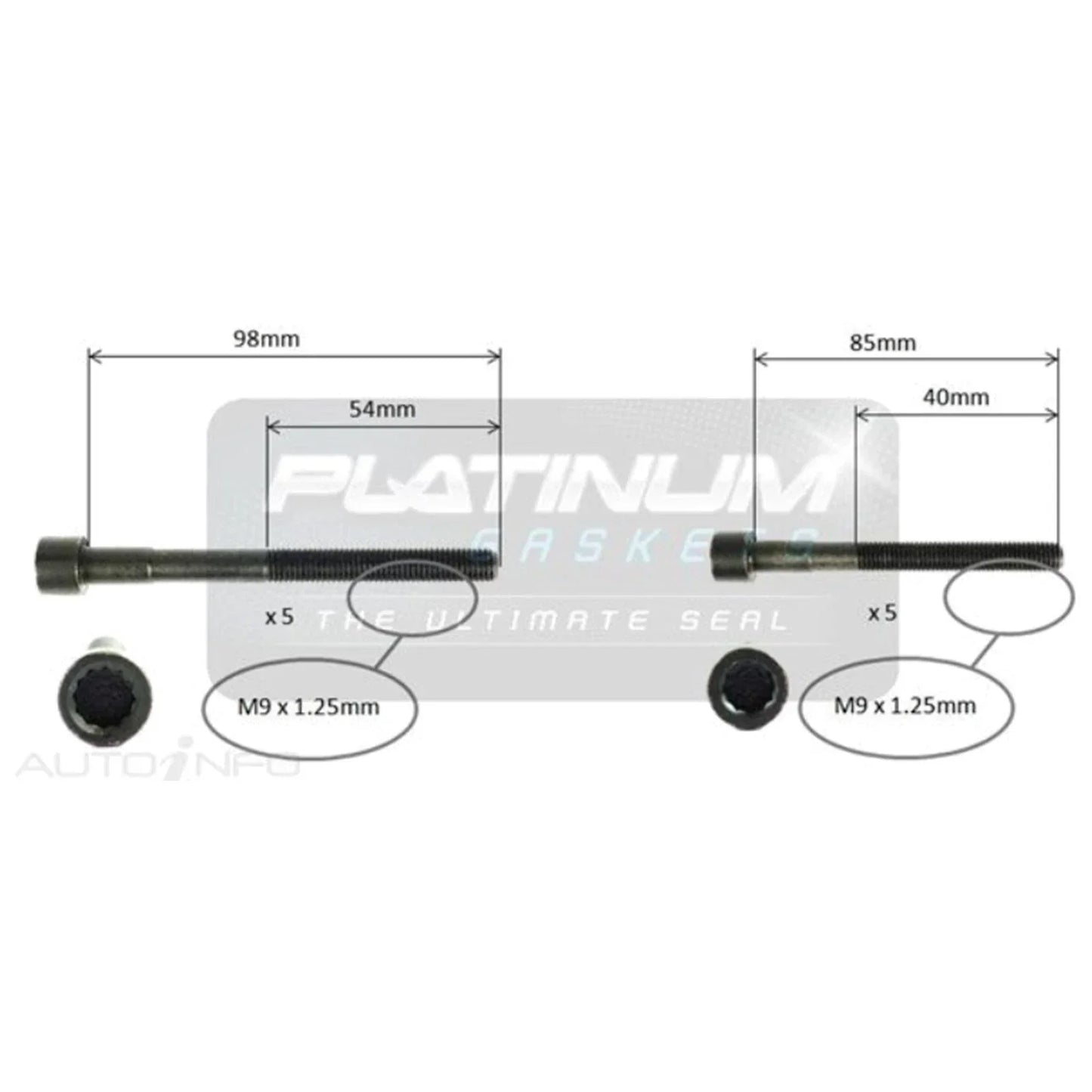 Engine Cylinder Head Bolt Set for Toyota Starlet EP82 EP91 1.3L 4E-FE (1992-1999)