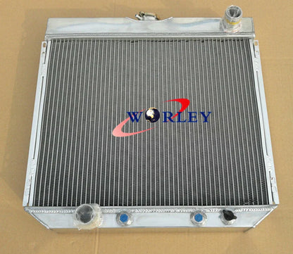Full Aluminum Radiator 3 Rows for Ford Mustang V8 (1967-1970)
