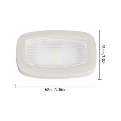 Gray Make-Up Mirror Lamp Interior Light for Mercedes W253 C253 GLC W222 C217 (2015-2023)