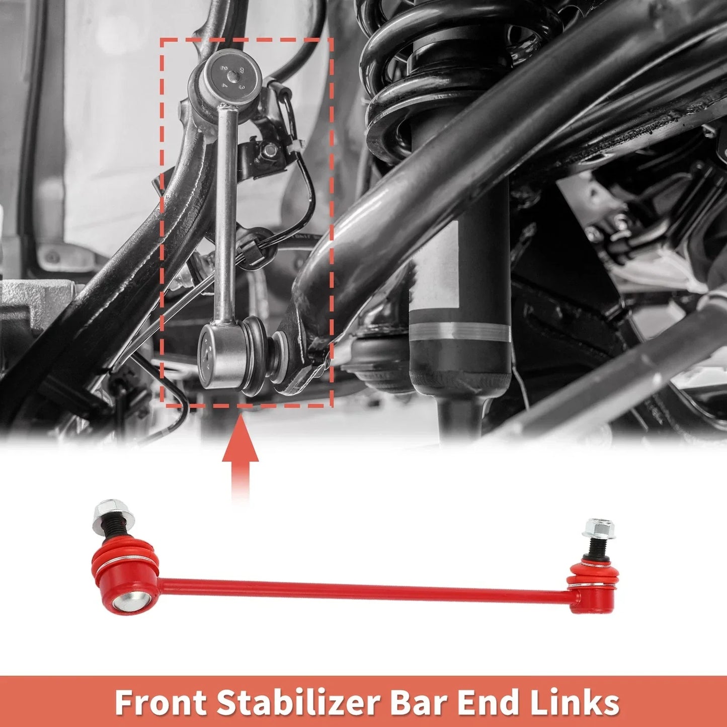 2 x Front Sway Bar Links Stabilizer Kit for Acura TLX, Honda Accord (2015-2020)