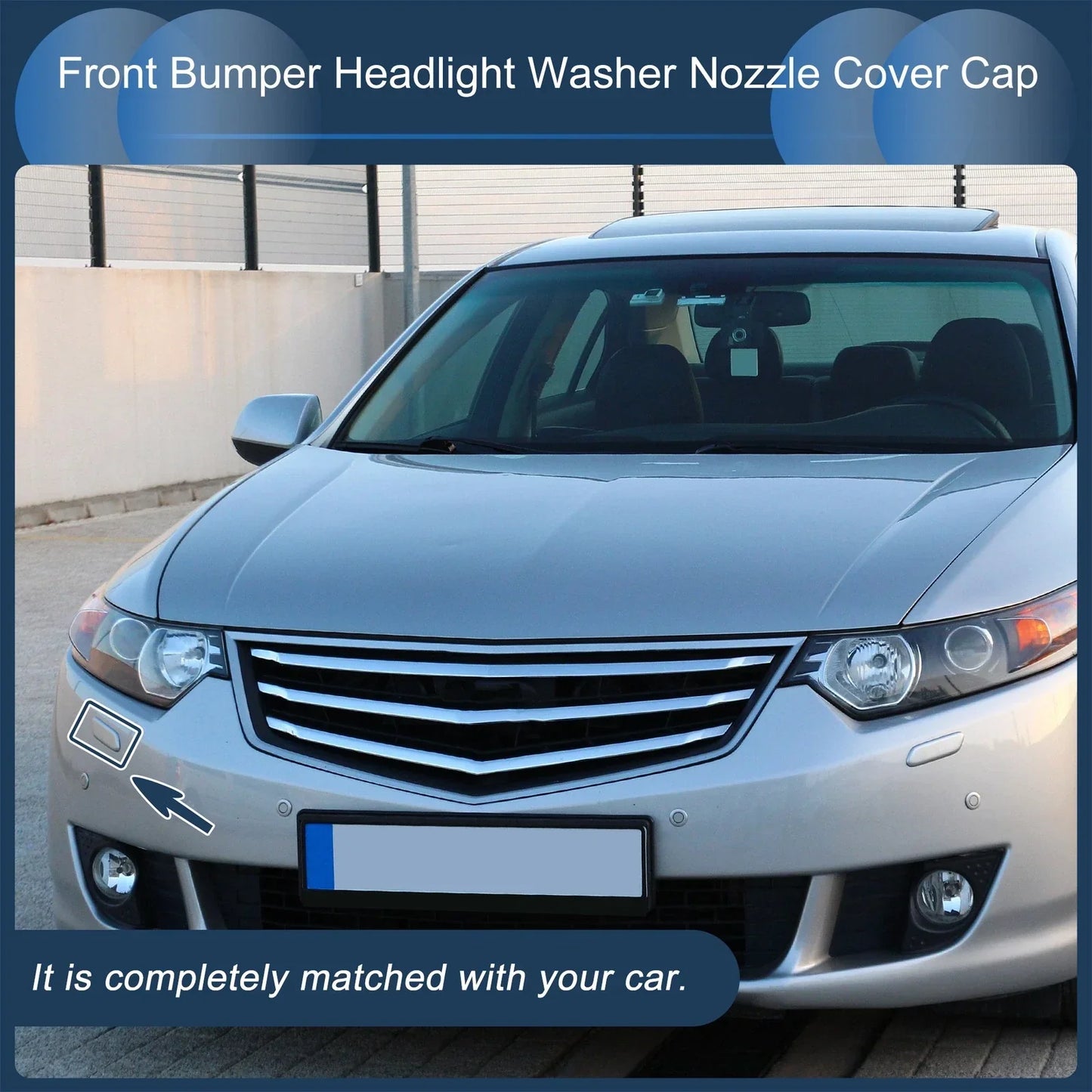 Front Right Washer Nozzle Cover for Honda Accord VIII 2011-2013 (1 x)
