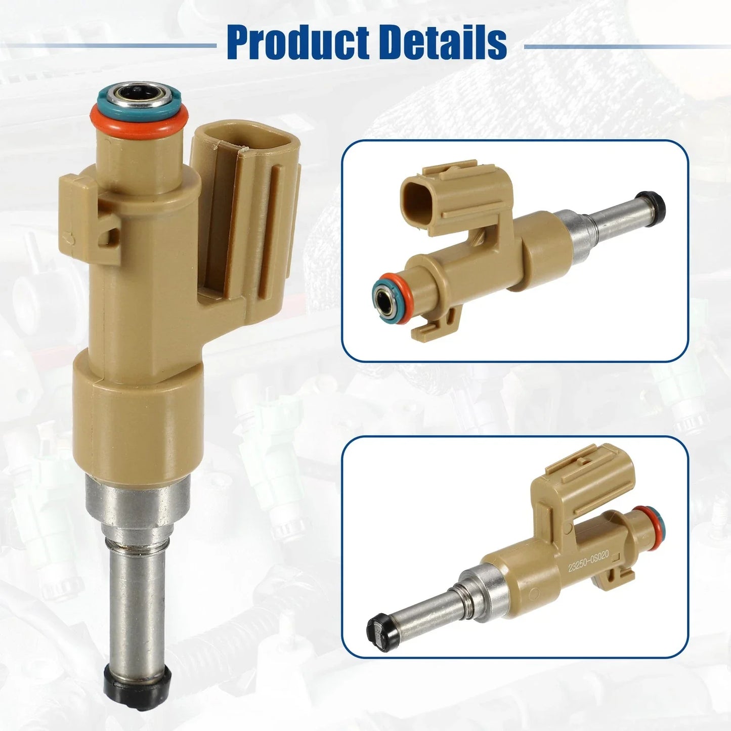 8PCS Fuel Injector Nozzles for Toyota Tundra 4.6L 5.7L (2010-2019)