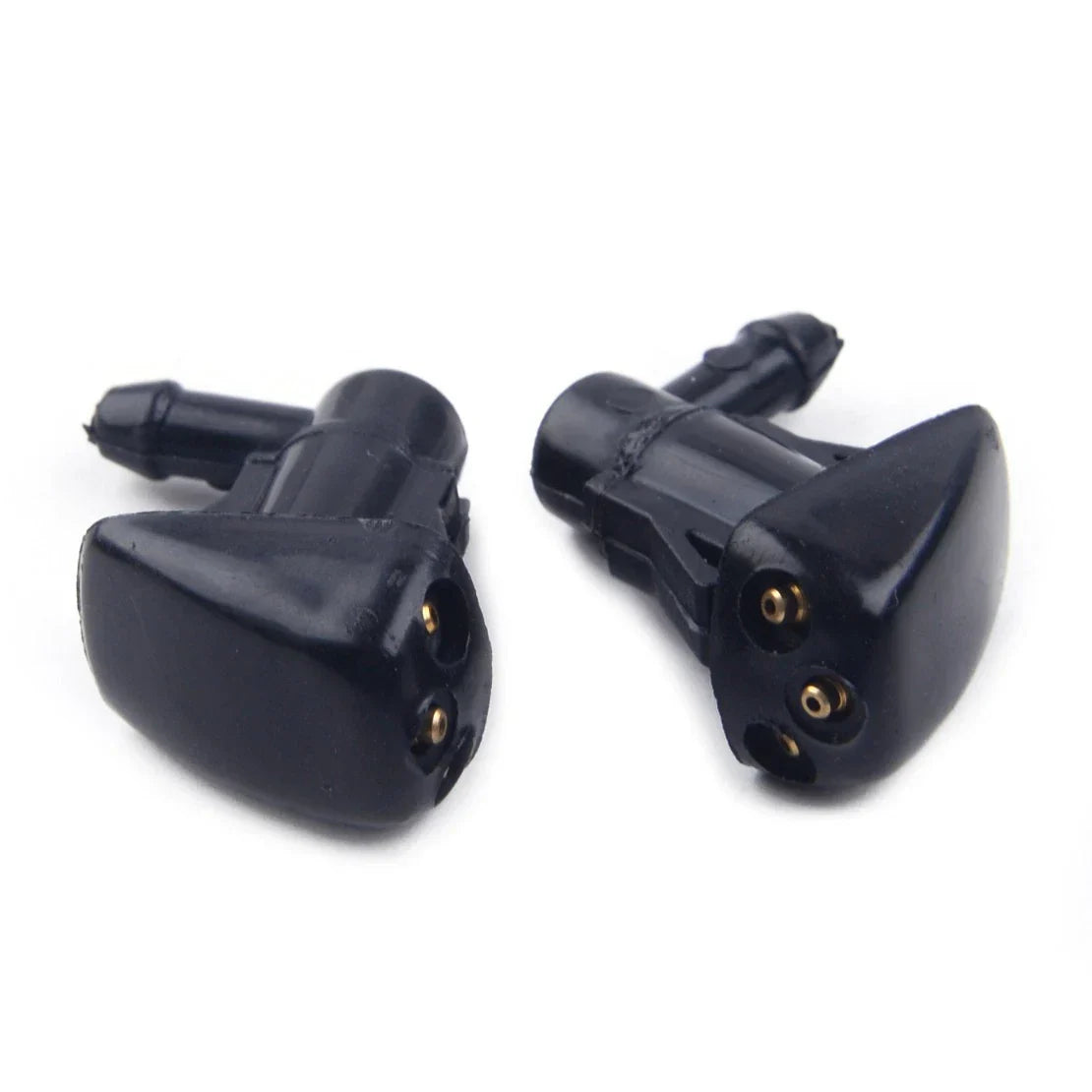 2 x Black Windshield Wiper Nozzles for Hyundai Kia Sportage (2011-2016)