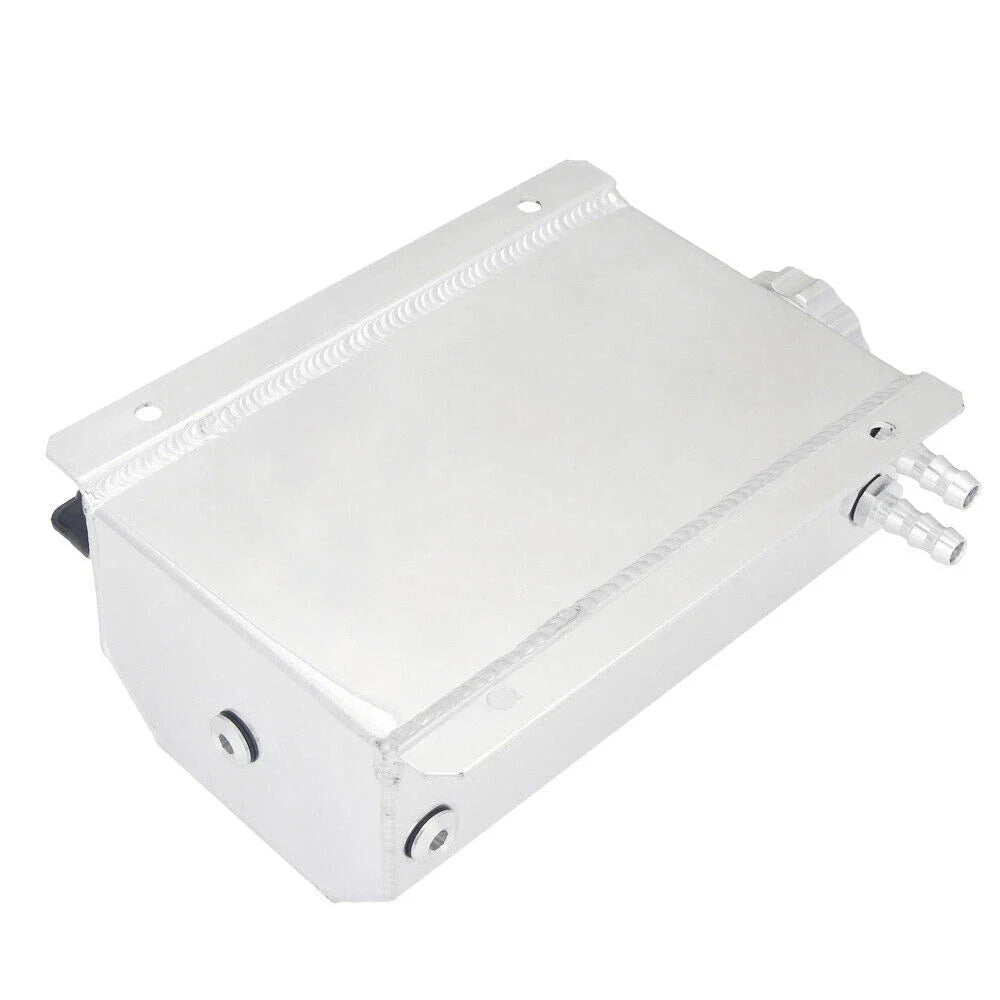 2L Aluminum Coolant Radiator Overflow Tank for Universal Vehicles