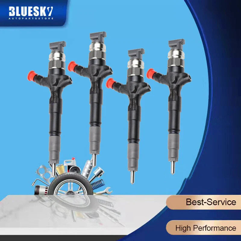 4PCS Diesel Fuel Injectors for Toyota Hiace Van (2005-2019)