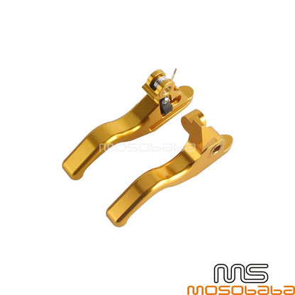 Gold Handlebars Brake Clutch Levers for Harley Tri Glide FLHTCUTG (2021)