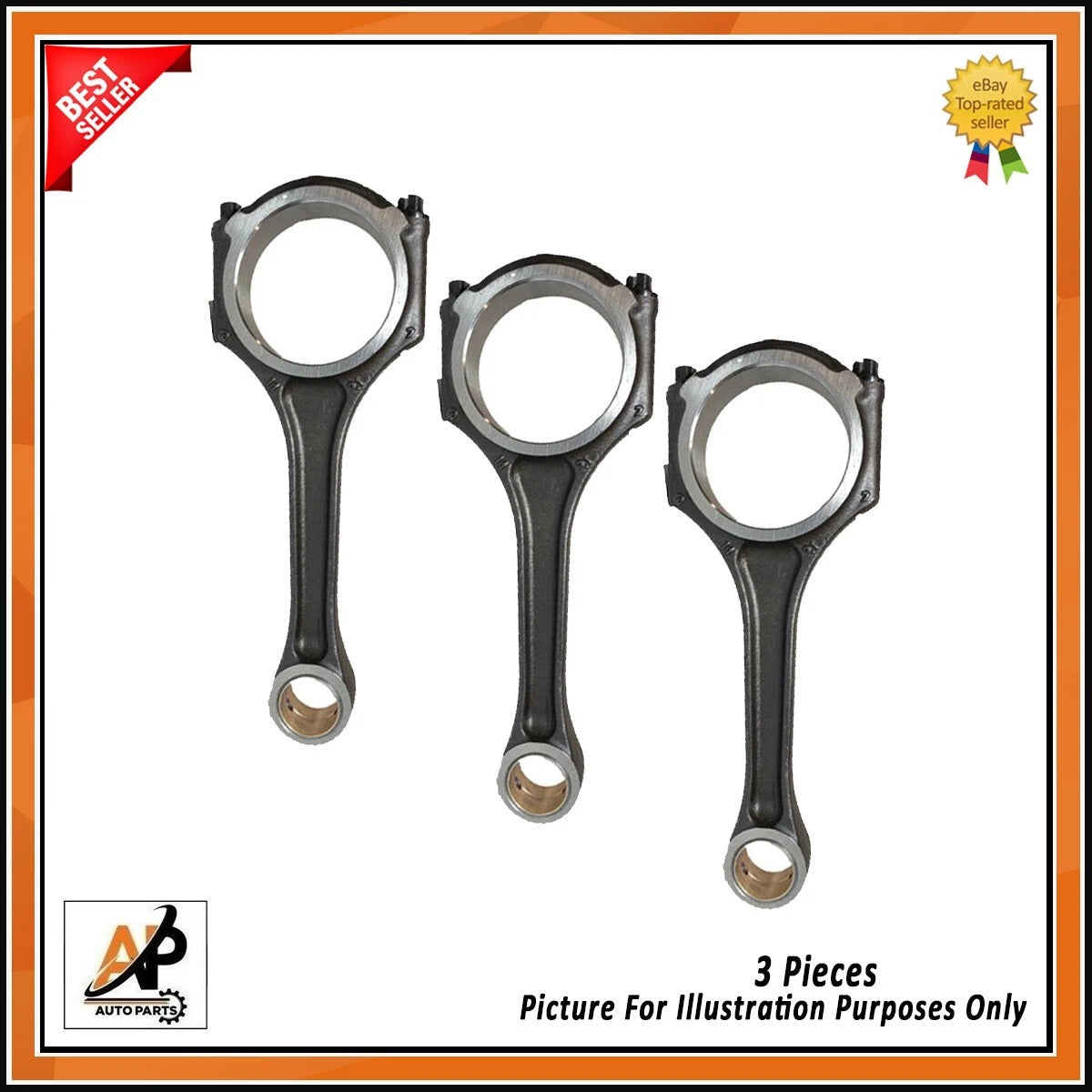 Connecting Rod Set Replacement for Mercedes Benz M274.920 M270.920 (2015–2024)
