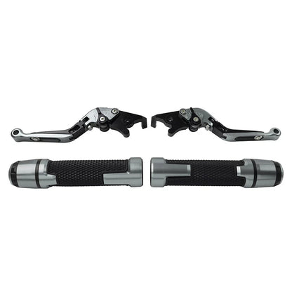 Extendable Brake Clutch Levers & Handlebar Grips for BMW C650GT C600 (2012-2018)