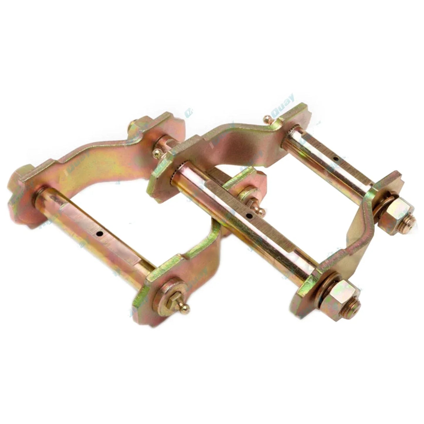 2 Front Greasable Leaf Spring Shackles for Hilux RN105 RN36 RN46 Pre IFS 1979-97