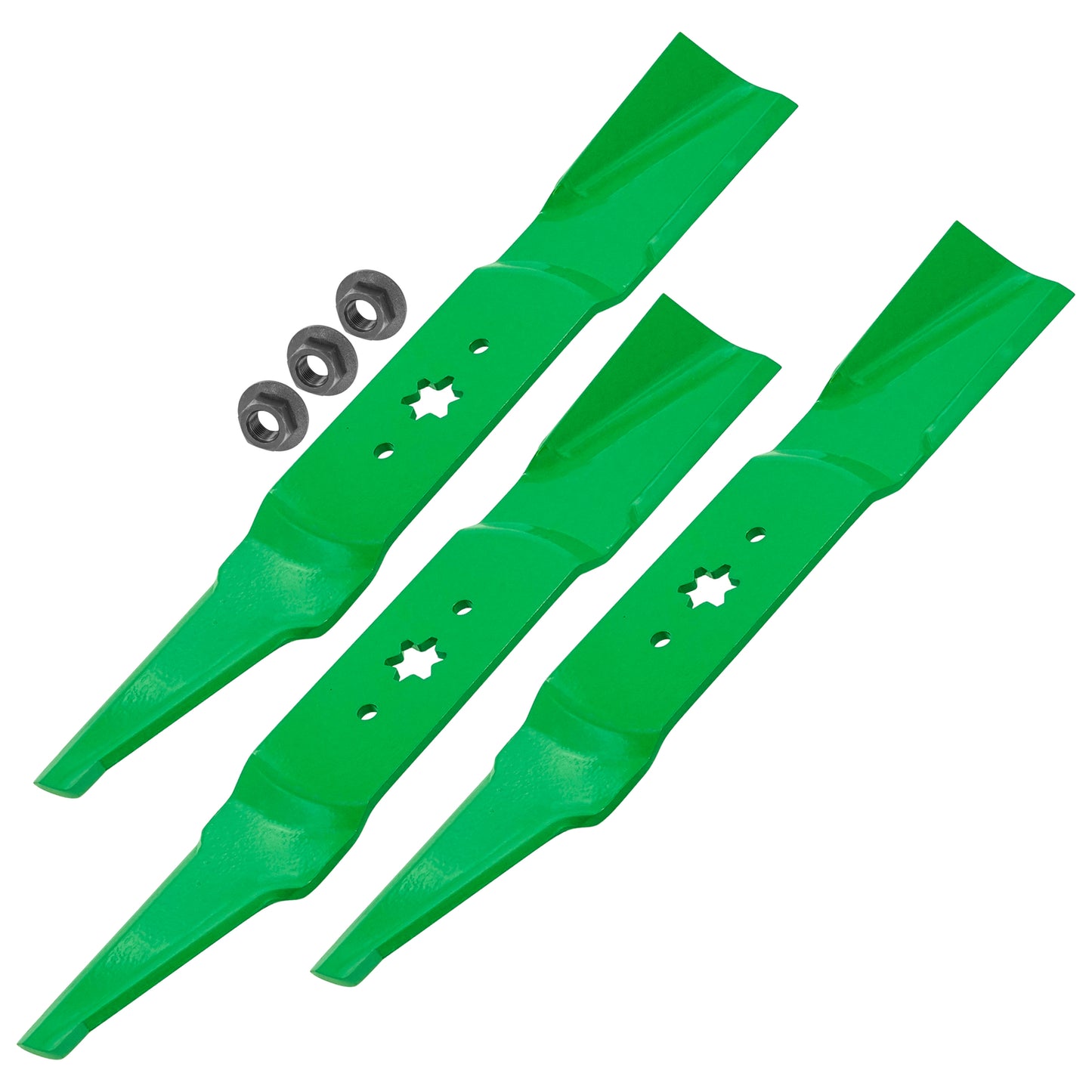 Deck Blade and Nut Replacement for MTD 50 Inch High Lift (2000–2020)
