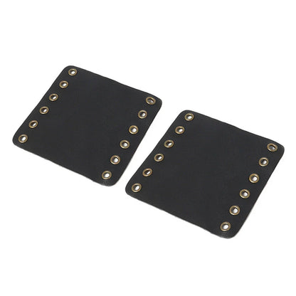 Leather Hand Grips Covers for Harley Cafe Racer (Fits Various Models)
