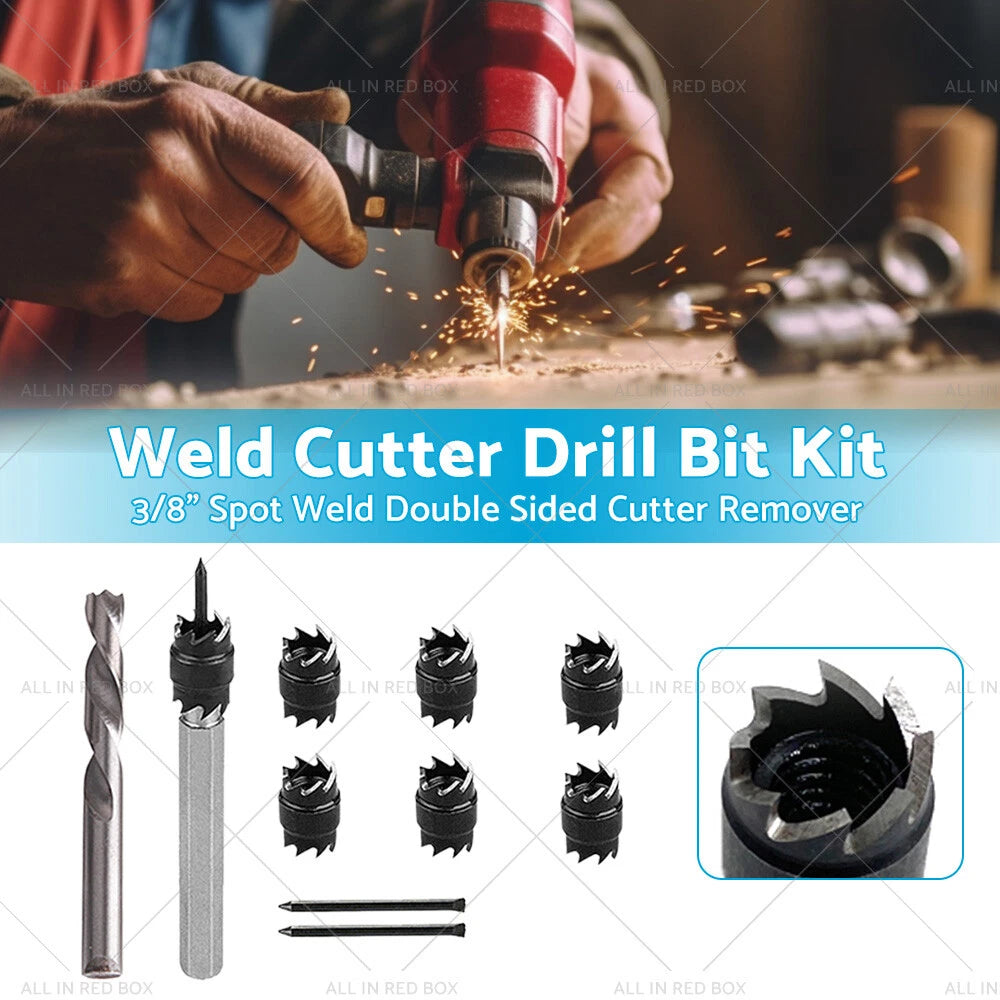 3/8" Spot Weld Double Sided Cutter Remover HSS Drill Bit for Car
