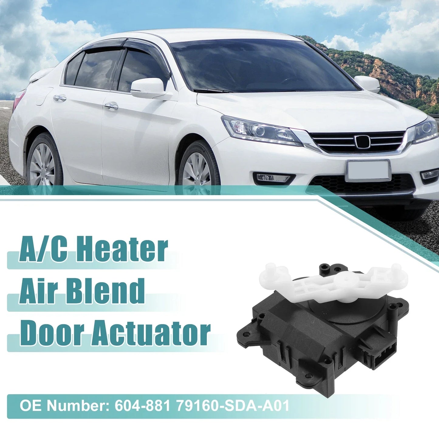 A/C Heater Air Blend Door Actuator for Honda Accord LX 3.0L (2003-2007)