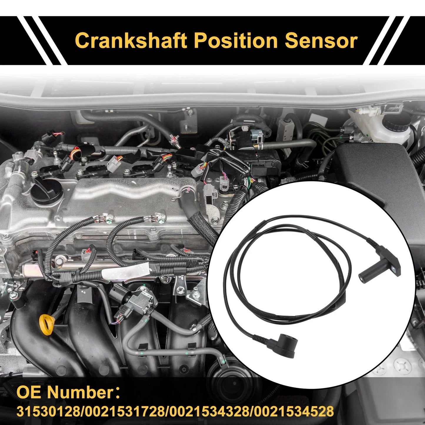 Crankshaft Position Sensor for MERCEDES-BENZ W140 S420 (1993-1998)