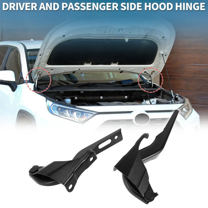 Hood Hinges for Honda CR-V 2007-2011 Front Bonnet Bracket 2 x Covers