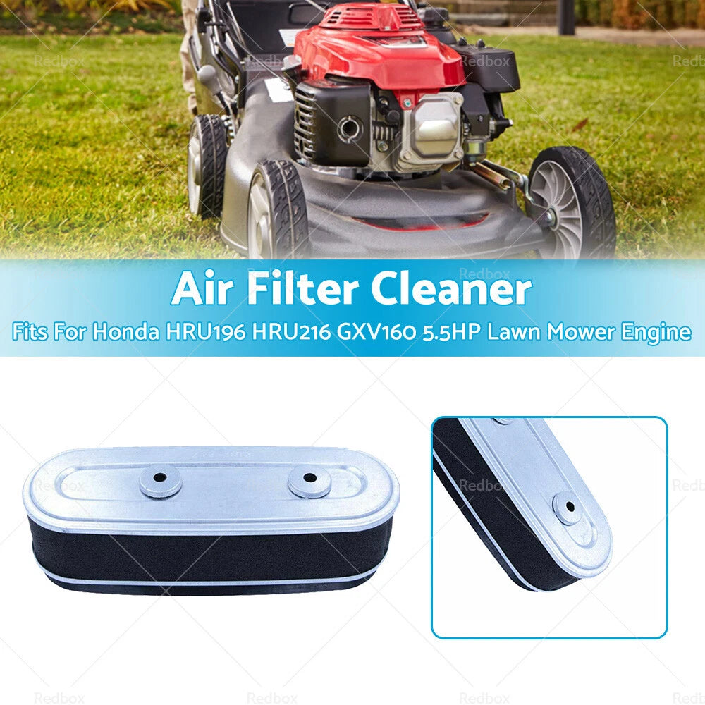 Air Filter Cleaner for Honda HRU196 HRU216 GXV160 Lawn Mower (2001-2023)