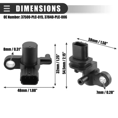 Camshaft Position Sensor for Honda Civic DX EX GX HX LX (2001-2005) - 1 Pair