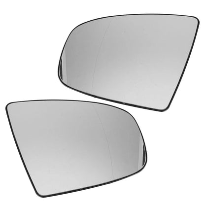 L&R Side Mirror Glass for BMW X5 E70, X6 E71, E72 (2008-2013)
