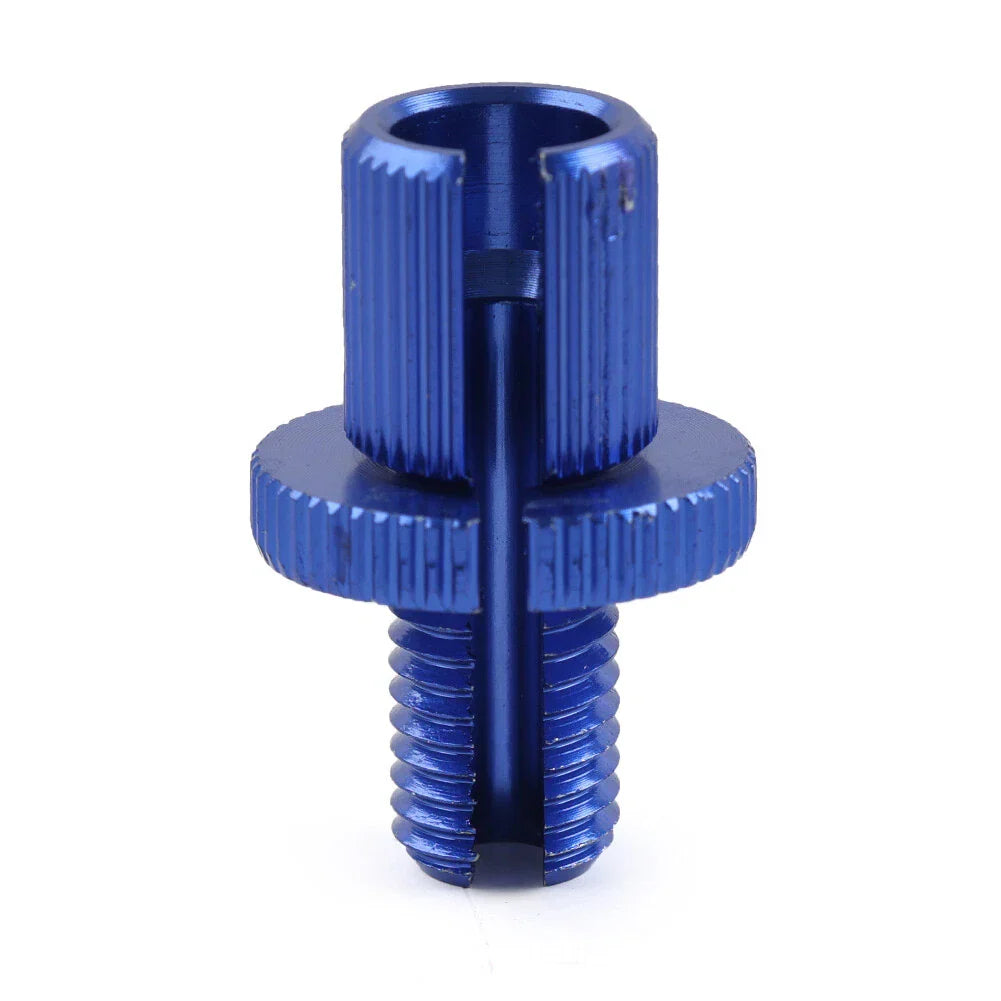 10mm Clutch Brake Throttle Cable Adjuster Screw for Motorcycle ATV Pit Bike Blue
