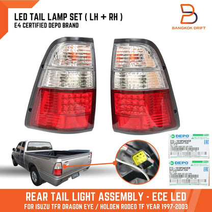 Genuine DEPO LED Tail Light for Holden Rodeo Ute (1998-2003)