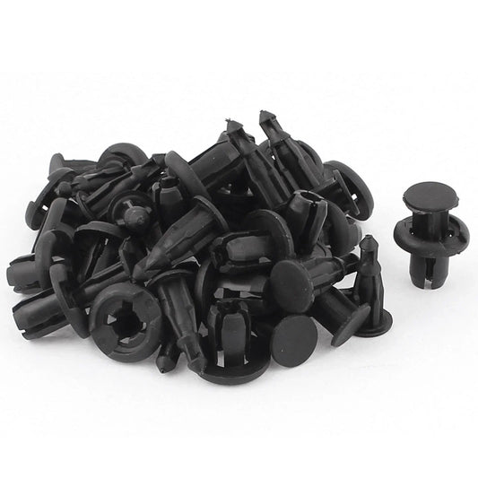 25 x Plastic Rivet Fastener Clips for Honda Bumper Mudguard