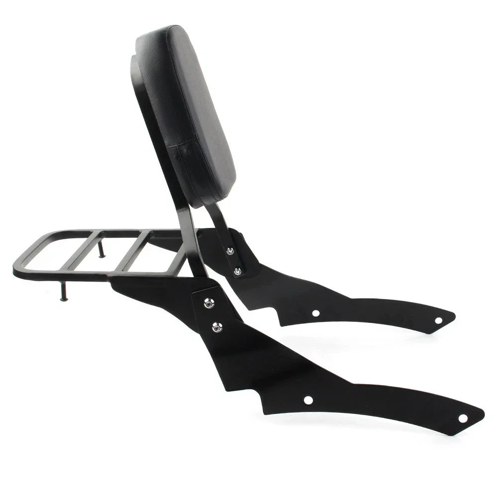 Backrest Sissy Bar Luggage Rack for Yamaha Dragstar V-Star 650 400 (96-11)