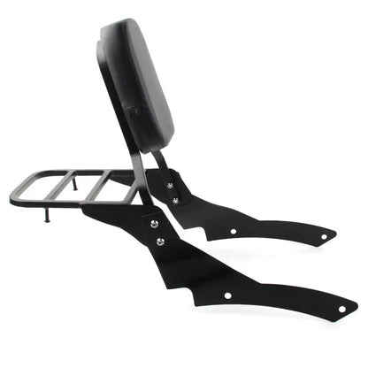 Backrest Sissy Bar Luggage Rack for Yamaha Dragstar V-Star 650 400 (96-11)