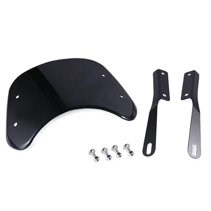 5-7'' Round Headlight Windscreen for Universal Fit Motor Black