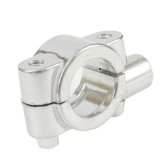 10mm Chrome Silver Handle Bar Mirror Mount Clamp for DIRT PIT PRO ATV Bike