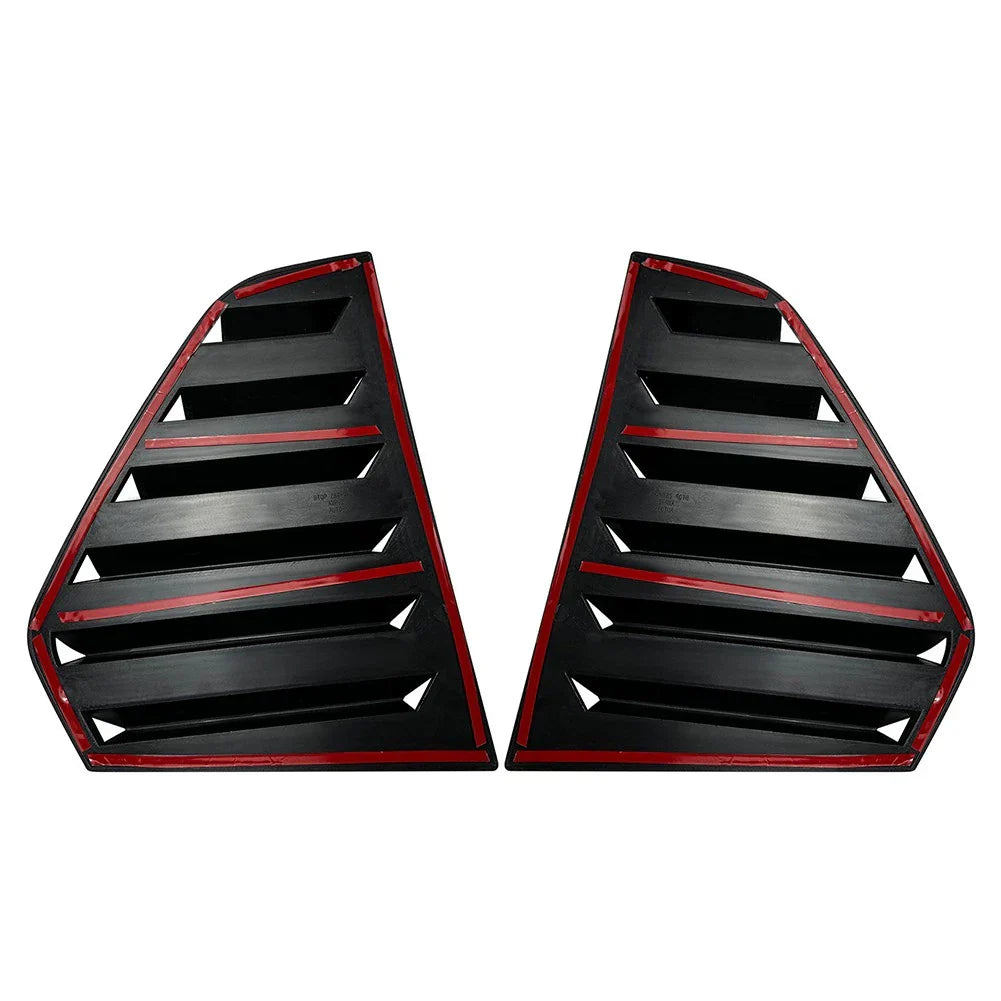 Rear Window Side Vent Shutter Louver Cover Trim for VW Golf 8 (2020-2022)