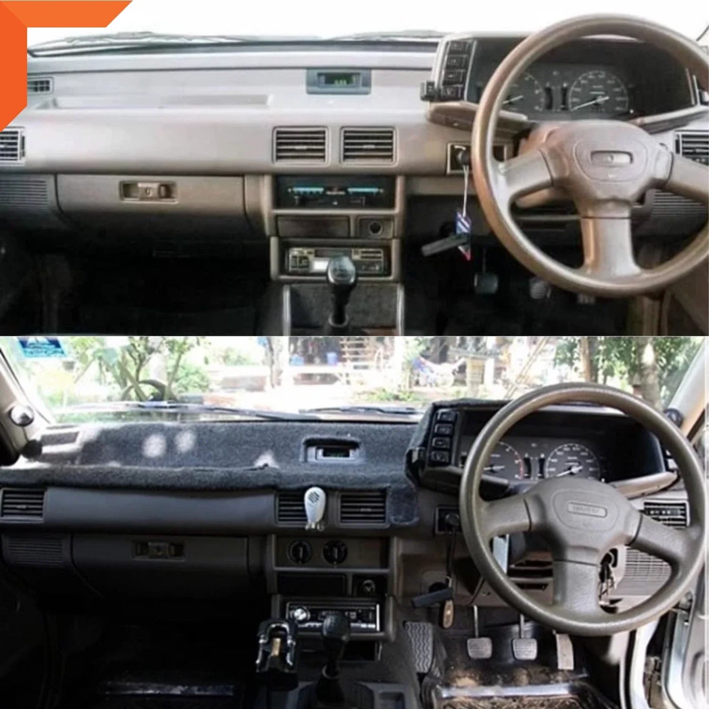 Dash Mat Carpet Cover for Holden Rodeo TF Ute 88-96