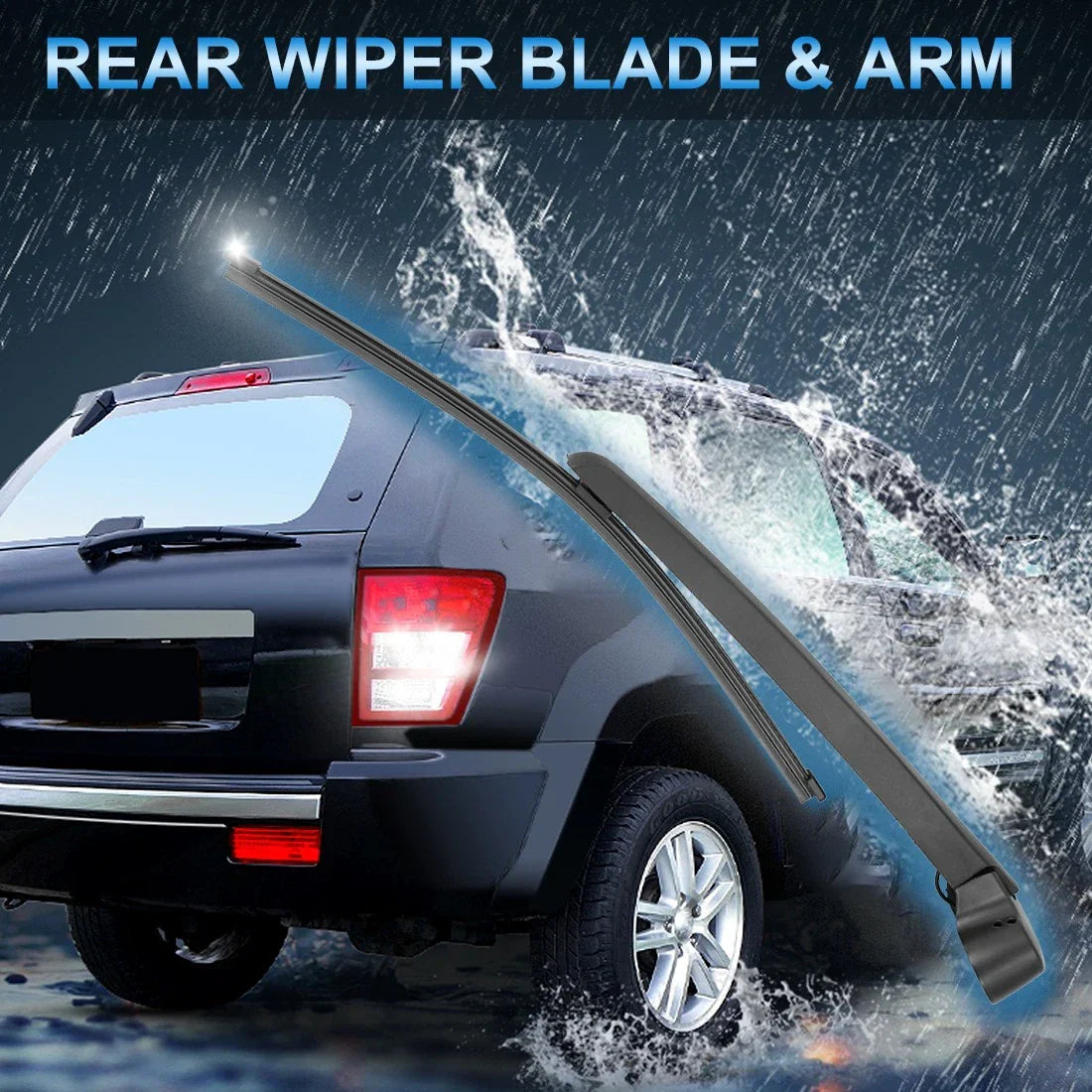 Rear Wiper Blade Arm Set 360mm for Porsche Cayenne Hybrid (2010-2017)