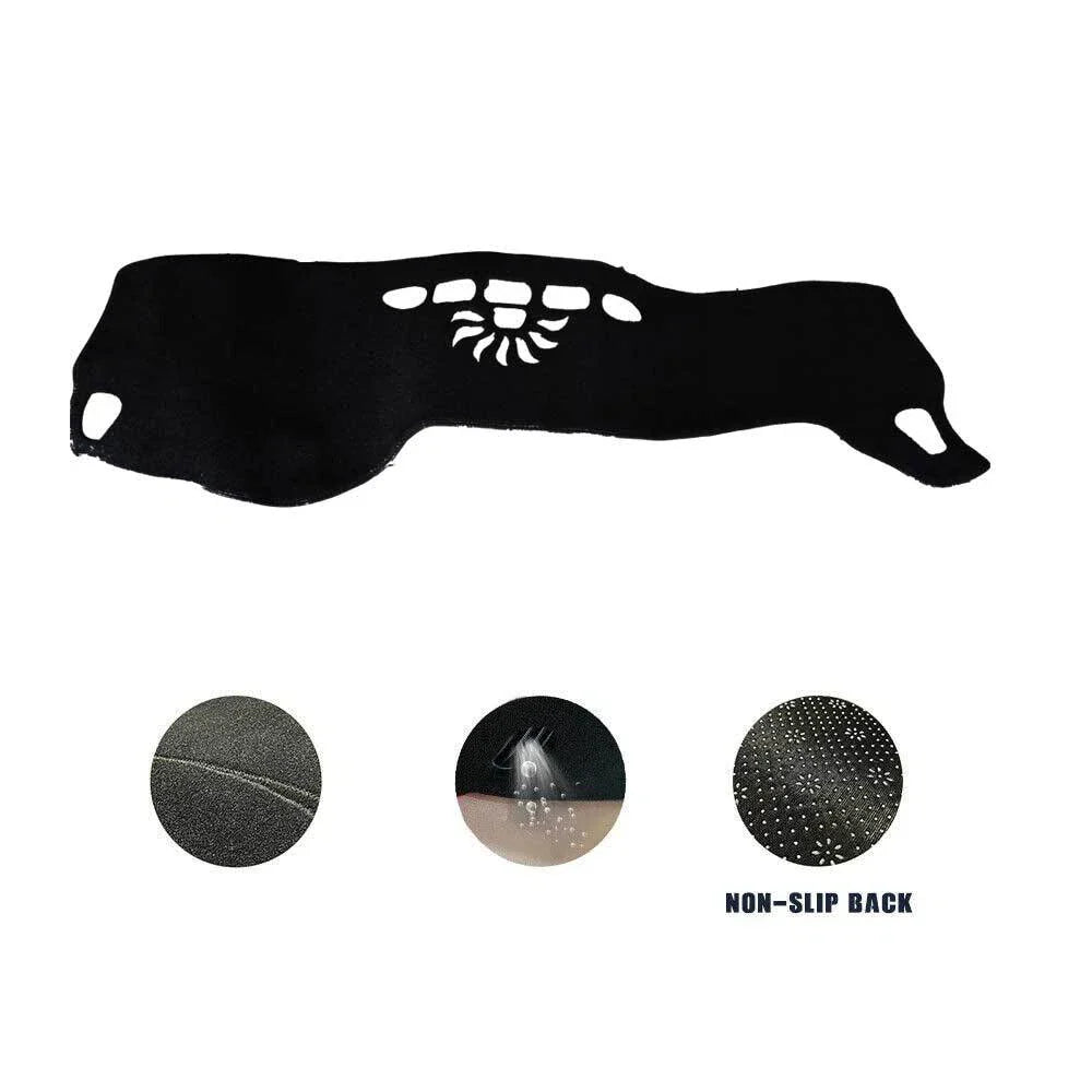 Non-Slip Dash Mat for Chery Tiggo 4 Pro 2024-2025 Dashboard Cover Black