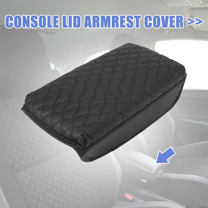 Center Console Lid Armrest Cover for Hyundai Santa Fe (2018-2020)