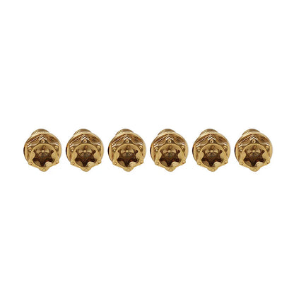 6pcs M8x30mm Titanium Torx Head Flange Bolts for Motorcycle Bike