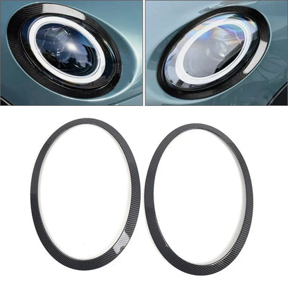 Headlight Trim Ring Cover for BMW Mini Cooper F55 F56 F57 (2014-2023)